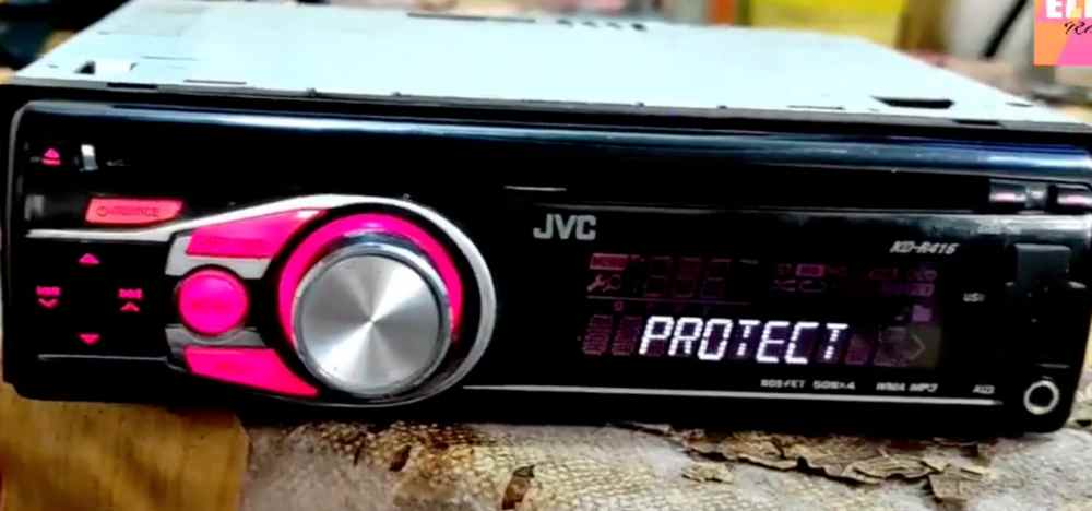 jvc kw-x830bt protecting send service