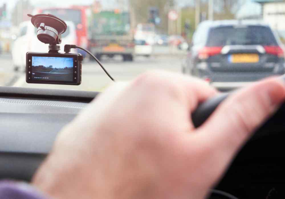 wifi enabled dashcam in action