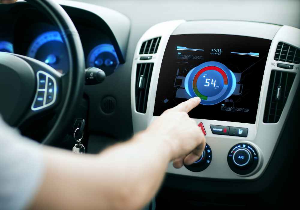 car stereo display flickering